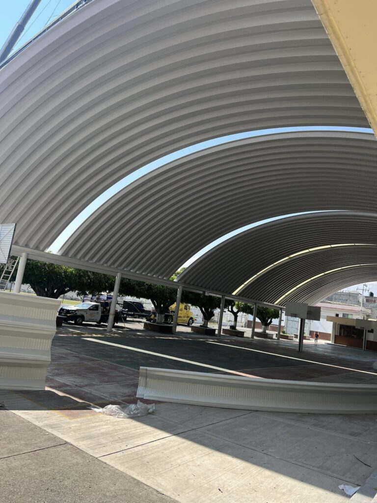 techo sin estructura